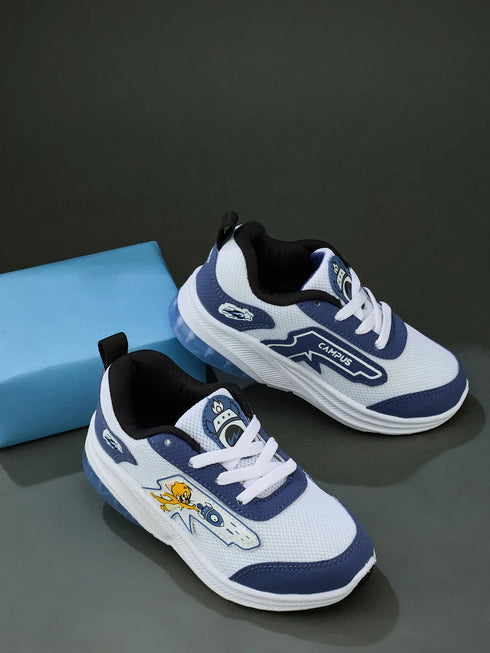 LD-03 White Kids Sneakers